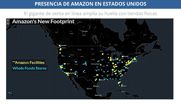 PRESENCIA DE AMAZON EN ESTADOS UNIDOS